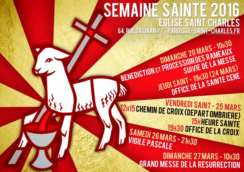 Semaine Sainte 2016 à Saint Charles